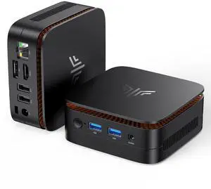 KAMRUI Desktop Mini PC, 16GB RAM 1TB M.2 SSD, Mini Computer with N97 Processor, Quad Core Small Computers 4K UHD, Support WiFi, Gigabit Ethernet, HTPC for Daily Use
