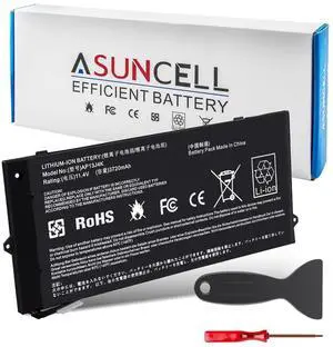 ASUNCELL 3720mAh AP13J4K Battery for Acer Chromebook 11.6" C720P C720 11 C740 Sesies C720P-2666 C720-2800 C740-C3P1 C740-C4PE KT.00304.001 KT.00303.001, 11.4V 4-Cell (2.5cm Short Cable)