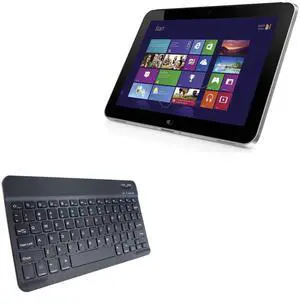 BoxWave Keyboard Compatible with HP ElitePad 900 - SlimKeys Bluetooth Keyboard, Portable Thin with Chiclet-Style Keys - Jet Black