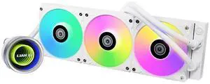 Lianli Water Cooling Kit Galahad Series II Trinity 360 White 1.1 inch (27 mm) Thick Radiator, Equipped with ARGB Fan, Japanese Authorized Dealer