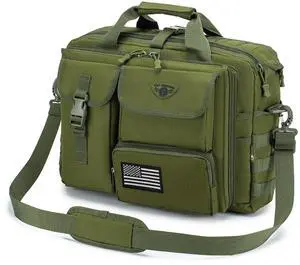 Stypos Tactical Messenger Bag, Tactical Briefcase for Man Military Laptop Bag 15.6/17.3 Inch Messenger Shoulder Bag