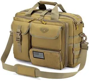 Stypos Tactical Messenger Bag, Tactical Briefcase for Man Military Laptop Bag 15.6/17.3 Inch Messenger Shoulder Bag