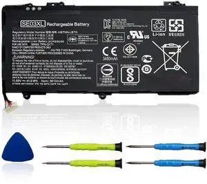 OUWEE SE03XL Laptop Battery Compatible with HP Pavilion 14 14-AL000 14-AL125TX 14-AL136TX Series SE03041XL HSTNN-LB7G HSTNN-UB6Z TPN-Q171 849568-421 849568-541 849908-850 11.55V 41.5Wh 3615mAh