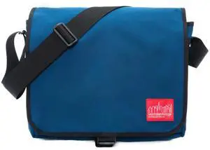 Manhattan Portage Deluxe Computer Bag, 15-Inch (MD) with Adjustable Strap Water Resistant Coating Zippered Compartment 1000D Cordura® for Work And Travel (Navy)
