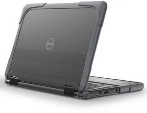 Batianda Laptop Case Fits 11" Dell Chromebook 3110/3100 Laptop Designed for K-12 Students, Teachers and ClassroomsHeavy Duty Rugged Shockproof Soft Bumpers for Reliable Device Protection,Gray