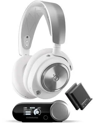 SteelSeries Arctis Nova Pro Wireless Multi-System Gaming Headset  Neodymium Magnetic Drivers  Active Noise Cancellation  2 Battery System  ClearCast Gen 2 Mic  PC, PS5, PS4, Switch, Mobile