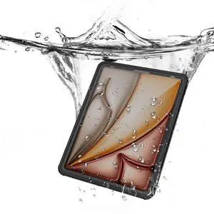 Sahara - Oasis Series Waterproof Case for iPad Air 11" (M2 2024/M3 2025), Clear/Black, (TB00424)
