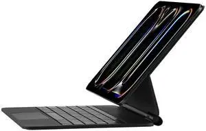 mobee Magic Keyboard Case for iPad Pro 13-inch (M4) 2024, Magnetic Keyboard Case with Multi-Touch Trackpad, Backlit, Comfortable Typing (Black, iPad Pro 13 inch M4 2024)