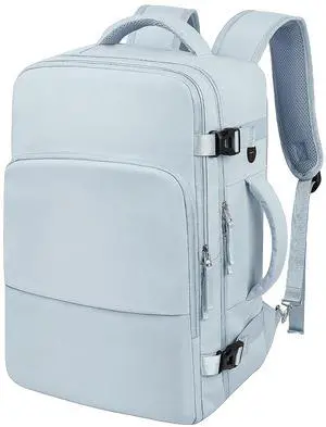 Hanples Large Travel Laptop Backpack for Women, Carry On Backpack, Hiking Backpack, Waterproof Durable Business Backpack with USB Charging Port, College Computer Bag, Fits 16 Inch Laptop