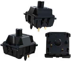 Mciepny Gateron Oil King V2 Linear Keyboard Switch,5 Pin 55gf Pre-lubed Switches for Mechanical Gaming Keyboard(72pcs,Oil King)