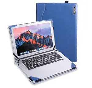 Laptop Case Cover Compatible with Dell Inspiron 14 5402 5405 5408 5409 5410 5490 5498 5401 14 inch Notebook Sleeve PU Leather Stand Hard Protective Skin