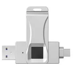 Rotary Case Fingerprint Fast Flash encryption, Designed for iOS Devices, for iPhone 15/15 pro/Android/MAC, Full Fingerprint 128G (64, GB)
