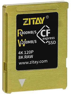 ZITAY CFexpress Type B Card to NVME M.2 2230 SSD Adapter Compatible with Nikon Z6 Z7 Z9 Canon RC R5 R5C Panasonic GH6 S1HSSD is not Included