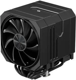 CPU Air Cooler with 6X6mm Heat Pipes,Dual 120mm Fan CPU Cooler 1600rmp,CPU Air Cooler AMD AM5/AM4/AM3 Series,CPU Air Cooler 6.22 Height compatible with Intel LGA 1851/1700/1155/1156/2011/2066(Black)