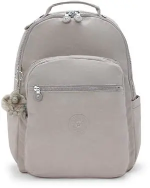 Kipling Women's Seoul 15" Laptop Backpack, Durable, Roomy with Padded Shoulder Straps, Built-In Protective Sleeve