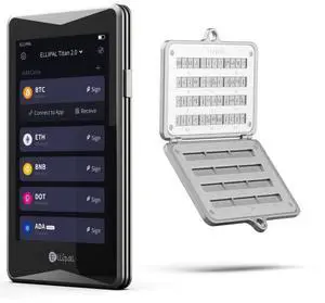 ELLIPAL Titan 2.0 Crypto Hardware Wallet + Metal Seed Phrase Steel (2 Items)