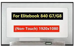 TFTcenter Screen Replacement for HP Elitebook 840 G7845 G7840 G8 PN M07093-001 M07092-001, M36315-001 14.0" FHD 1080P IPS LCD LED Laptop Display Panel with Tape