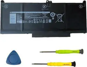 SUNNEAR MXV9V Laptop Battery Replacement for Dell Latitude 7300 7400 Latitude 5300/5300 2-in-1,5310/5310 2-in-1 Inspiron 7300/7306 2-in-1 Black 5300 2-in-1 Chromebook 5VC2M 05VC2M 829MX 0829MX 60Wh