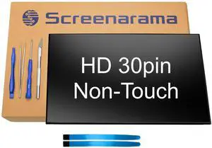 SCREENARAMA New Screen Replacement for B156XTN08.2, HD 1366x768, Matte, LCD LED Display with Tools