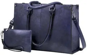 LOVEVOOK Laptop Bag for Women, 15.6 inch Laptop Tote Bag Vintage Work Bags for Women Computer Bag Office Briefcase Handbag
