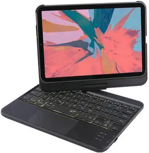 LENRICH Keyboard Case for iPad mini 7 A17 Pro 2024&Mini 6 2021 Multi Touchpad Backlit Functional Keyboard for iPad mini 6th/7th Generation 8.3 inch Thin Light