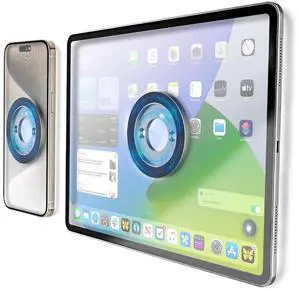 Kolasels Magnetic Wall Tablet Phone Holder - 2 Pack, Magnet iPad Wall Mount for Home, Office, Kitchen, Bathroom, Fridge, Wall Portable Monitor Mount for 4.7-15.6" iPad, Phone, Monitor, Reader, Kindle Kolasels Magnetic Wall Tablet Phone Holder - 2 Pack, Magnet iPad Wall Mount for Home, Office, Kitchen, Bathroom, Fridge, Wall Portable Monitor Mount for 4.7-15.6" iPad, Phone, Monitor, Reader, Kindle