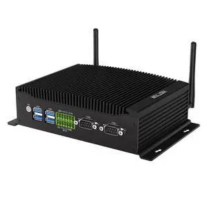 HISTTON Fanless Industrial PC, Mini Computer Core i7-10810U, DDR4 16GB RAM 512GB M.2 SSD, Micro PC with 2 RS232/485 COM, Dual HD+DP 4K Triple Display, 2 LAN, GPIO, WiFi, BT4.2, Mini PC Windows 11 Pro