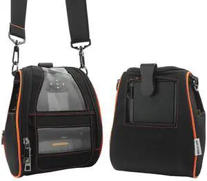 eecee Soft Carrying Case for Zebra ZQ630 QLN420 Mobile Thermal Printer - 2024 Upgrade Case Holster with Shoulder Strap and Belt Clip - Portable Carry Accessories P1050667-017 ZEB-P1050667017