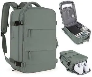 coofay Travel Backpack For Women Men Airline Approved Carry On Backpack Flight Approved Waterproof Sports Luggage Backpack Casual Daypack Small Hiking Backpack