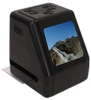 Film Slide Scanner 22MP with 2.0in TFT IPS LCD Display Convert 135 126 110 8 mm Films Slides to Negatives Color Black White JPG Photos for Vista for Windows