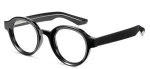 Cyxus Blue Light Glasses Tr90 Round Chunky Frame Computer Anti Glare Strain Retro Men Women 8560T01