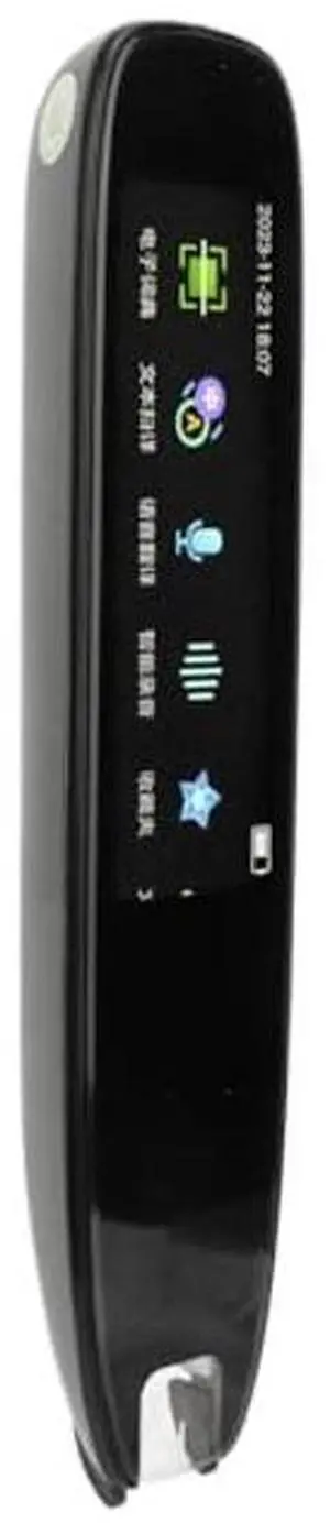 Translation Scanning Pen, Black Scan Reader Pen Dictionary Pen Scanning, Smart Scanner Translator Device for Language Learners Read Business Travel