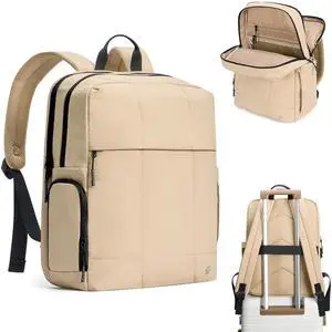 CLUCI Lightweight Travel Backpack Carry on Flight Approved, Puffy Gym Backpack with Shoe Compartment, Personal Item Travel Bag, 15.6 inch Laptop Backpack for Weekender Business