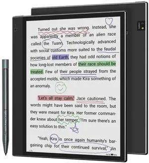 Bigme inkNote Color + E-Reader 10.3" 6G 128GB Dual Cameras TF Card Slot, Notetaking Digital Epaper E Ink Tablet with Stylus and Cover