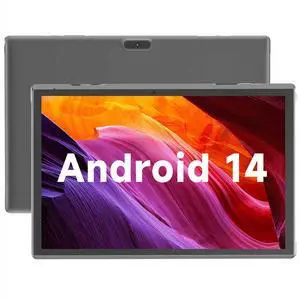 10 Inch Tablet Android 14 Tablets 10" Tableta Computer 6GB RAM 32GB ROM 1TB Expand, 2MP+8MP Dual Cameras WiFi-6 Bluetooth, 1280x800 IPS 10.1 IN HD Display Tab, 6000mAh Long Battery Life Android Tablet