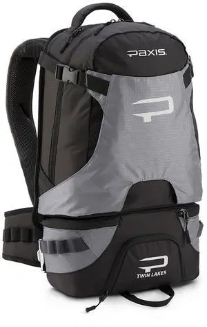 Paxis - Swing-Arm Backpack - Get to Your Gear Without Removing Your Pack. For Hiking, Fly Fishing, Photography & Travel (GREY)