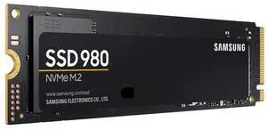 SAMSUNG 980 SSD 500GB PCle 3.0x4, NVMe M.2 2280, Internal Solid State Drive, Storage for PC, Laptops, Gaming and More, HMB Technology, Intelligent Turbowrite, Speeds up-to 3,500MB/s, MZ-V8V500B/AM SAMSUNG 980 SSD 500GB PCle 3.0x4, NVMe M.2 2280, Internal Solid State Drive, Storage for PC, Laptops, Gaming and More, HMB Technology, Intelligent Turbowrite, Speeds up-to 3,500MB/s, MZ-V8V500B/AM