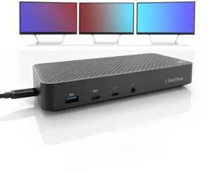 SideTrak 4K Docking Station | 13 Port High-Speed USB C Dock | Laptop Docking Station Dual Monitor/Triple Monitor | 100W Power Delivery | Compatible with Windows, Mac, Chrome