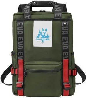 FIREFIRST Neon Genesis Evangelion Backpack 15.6 Laptop Backpacks Travel Leisure Backpack