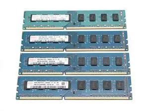 HYNIX HMT351U6CFR8C-H9 4GB 2Rx8 PC3-10600U 240-pin DDR3 SDRAM Desktop Memory 4x4GB (16GB TOTAL)