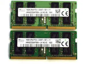 Hynix 32GB 2RX8 PC4-2400T-SE1-11 HMA82GS6AFR8N-UH N0 DDR4-2400 SODIMM
