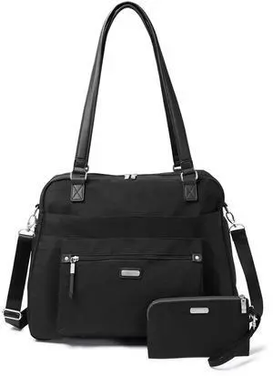 Overnight Expandable Laptop Tote - 16.5"x13.5" Lightweight Weekender Carry-on Travel Bag for Women