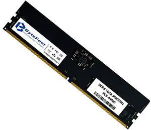 ByteFest DDR5 RAM 16GB 5600MHz PC5-44800 CL46 UDIMM 1.1V 288 Pin Compatible Desktop Computer Upgrade Memory Module RAM