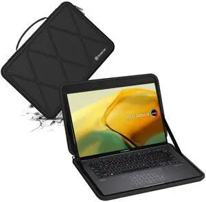 Smatree Hard EVA Protective Sleeve Compatible for 14 inch ASUS Vivobook 14 X1407, ASUS Vivobook 14 M1407/X1407QA Copilot+PC, ASUS Vivobook S14 S3407QA Copilot+PC, ASUS Zenbook 14 UX3402 Case (X8042)
