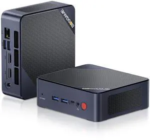 N95 Mini PC,Intel 12th Alder Lake N95 16GB DDR4 RAM 500GB SSD Mini Computers,Small Computer Support 4K Dual Display/USB3.2/WiFi5/2.5GbE