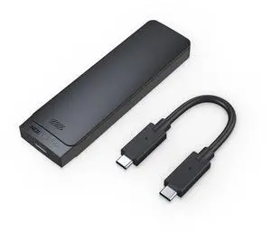 LENTION USB C to NVMe & SATA M.2 SSD Enclosure, USB 3.1 Gen 2 M Key & B&M Key Hard Drive Adapter, Supports UASP for SSD Size 2280/2260/2242/2230, Compatible Mac OS, Windows, Linux,More(CB-C9b, Black)