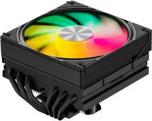 upHere 180W TDP Top Flow CPU Cooler with 6mm*6 High Performance Copper Heat Pipes,120mm ARGB Fan CPU Cooler 1650rmp,CPU Air Cooler Compatible with Intel LGA 1851/1700/2011/2066 AMD AM5/AM4/AM3,H85KC6