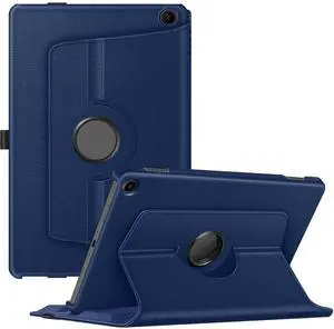 Fintie Rotating Case for Amazon Fire Max 11 (13th Generation, 2023 Release) with Built-in Pencil Holder - 360 Degree Rotating Stand Protective Cover, Auto Sleep/Wake, Navy