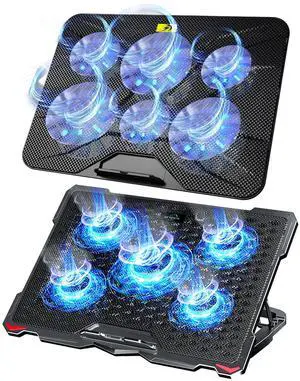 AICHESON S035 Blue Laptop Cooler and 003 Blue Laptop Cooling Pad Set