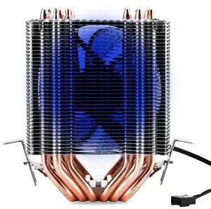 CPU Cooler for AMD, for - 20000H Temperature Control CPU Cooler Quiet with Tower Cooling Fan for 775, 1150, 1151, 1155, 1156